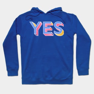 YES - TYPOGRAPHY Hoodie